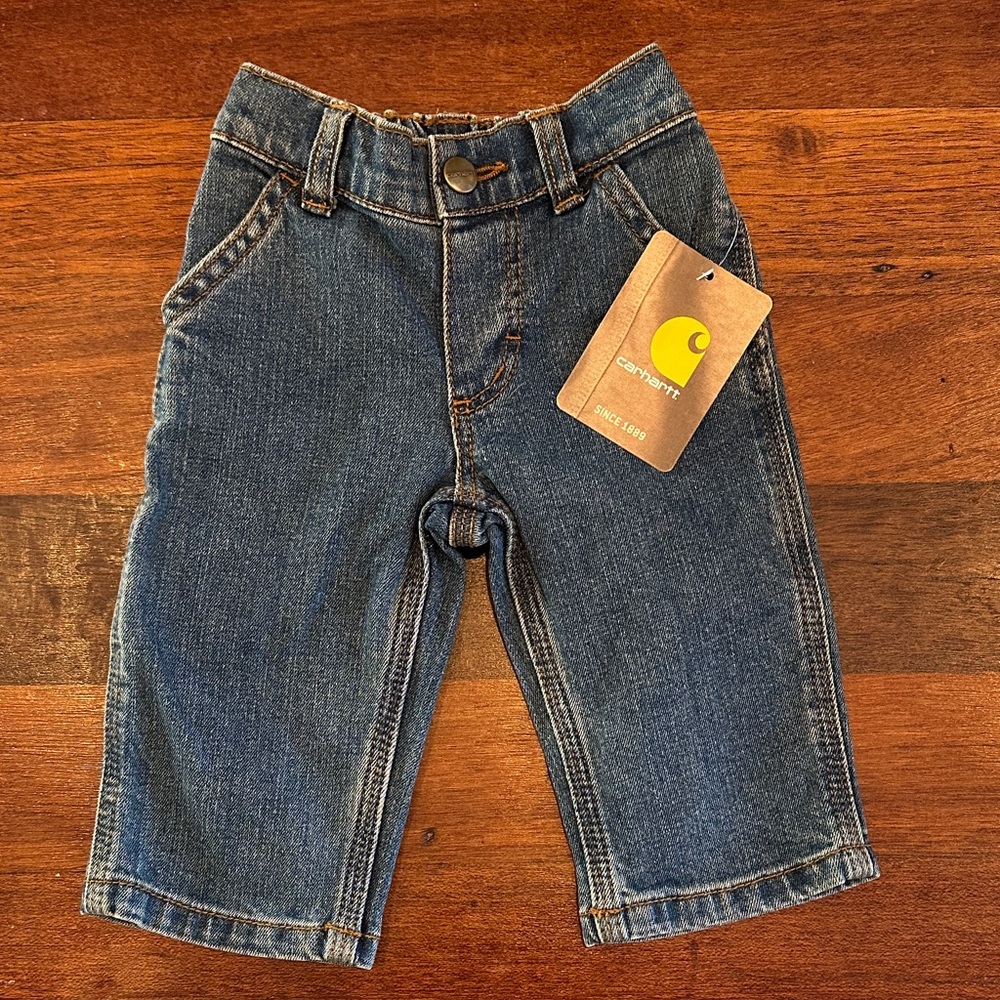 Carhartt Kids Dark Blue Jeans